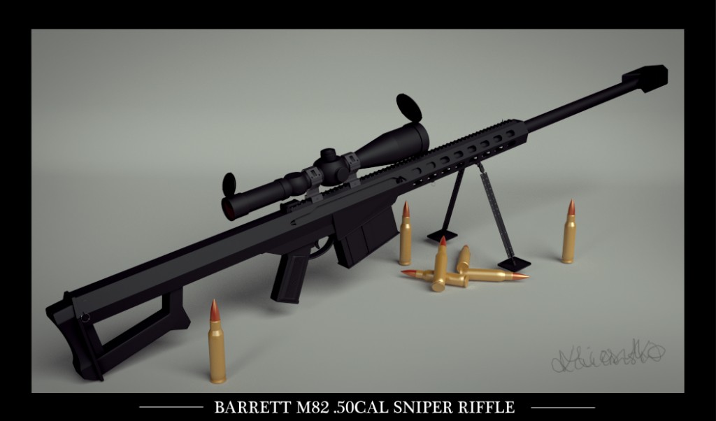 Barrett m82 .50Cal Sniper Riffle preview image 1